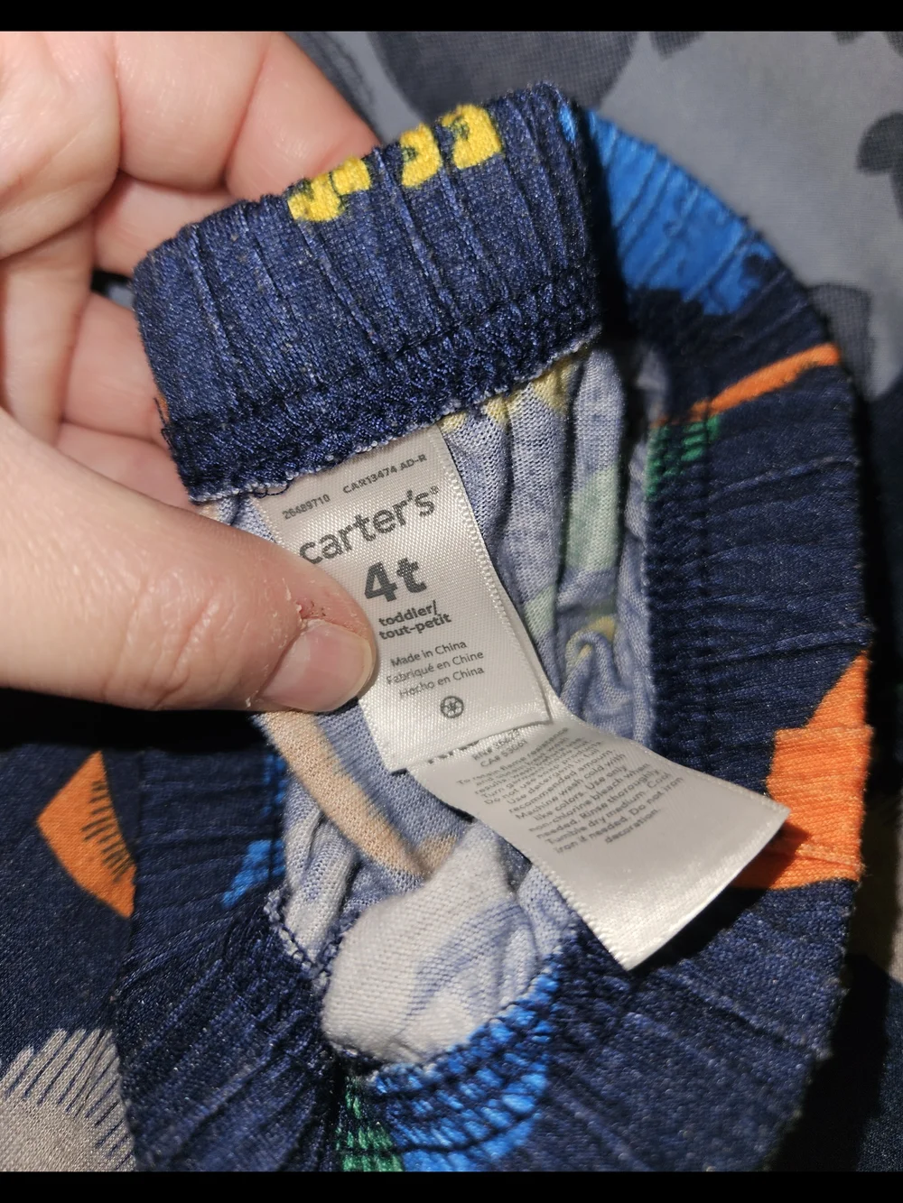 Carter's Toddler Boys Dinosaur Pajama Bottoms 4t